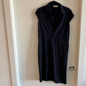 Little Mountain Midnight Blue Midi Dress